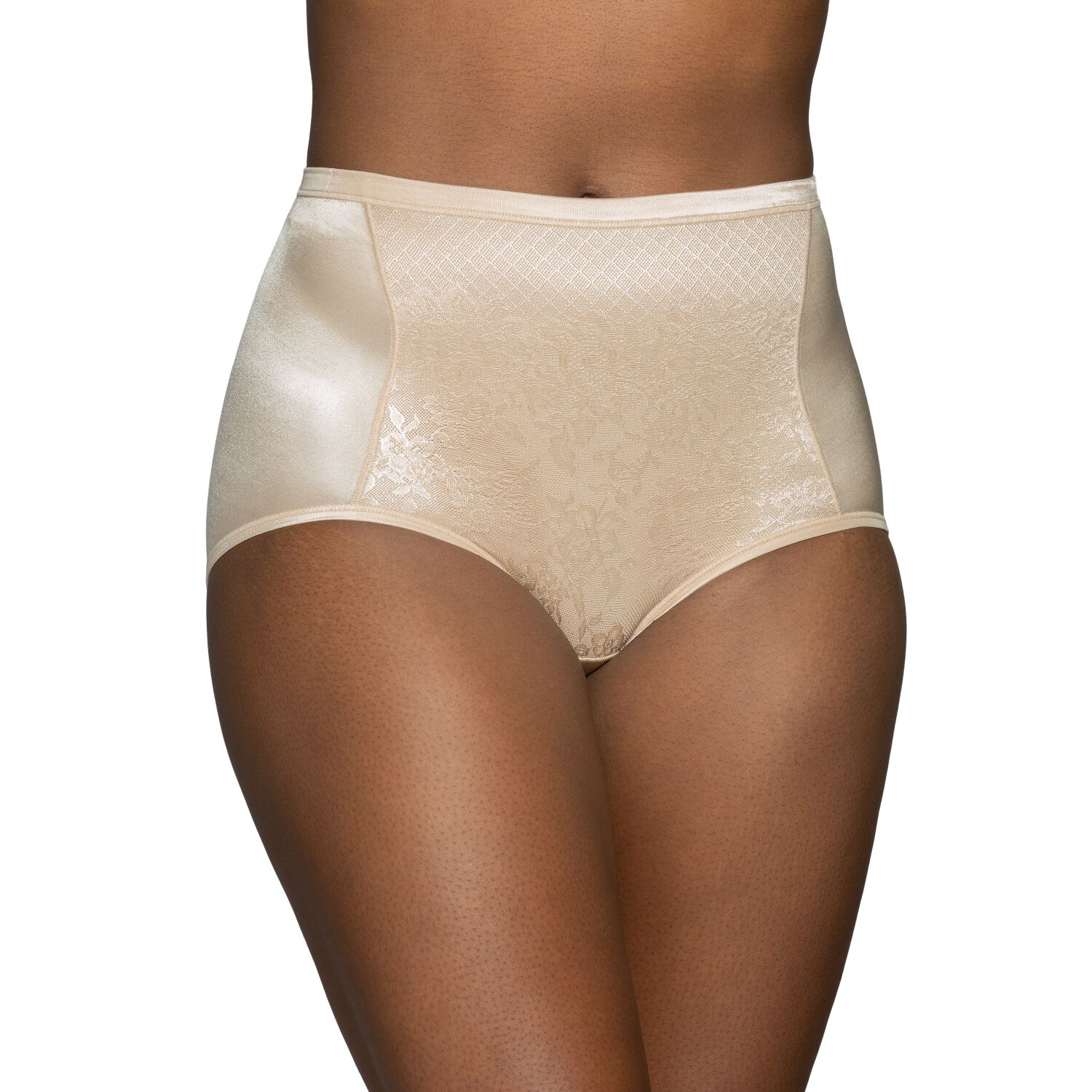 Smoothing Comfort™ Brief with Lace DAMASK NEUTRAL