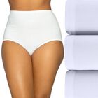 Perfectly Yours® Classic Cotton Full Brief Panty, 3 Pack Star White/Star White/Star White