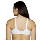 Beauty Back Full Figure Underwire Smoothing Bra with Lace STAR WHITE