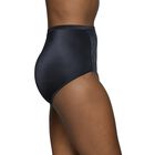 Smoothing Comfort™ Brief Panty with Lace MIDNIGHT BLACK