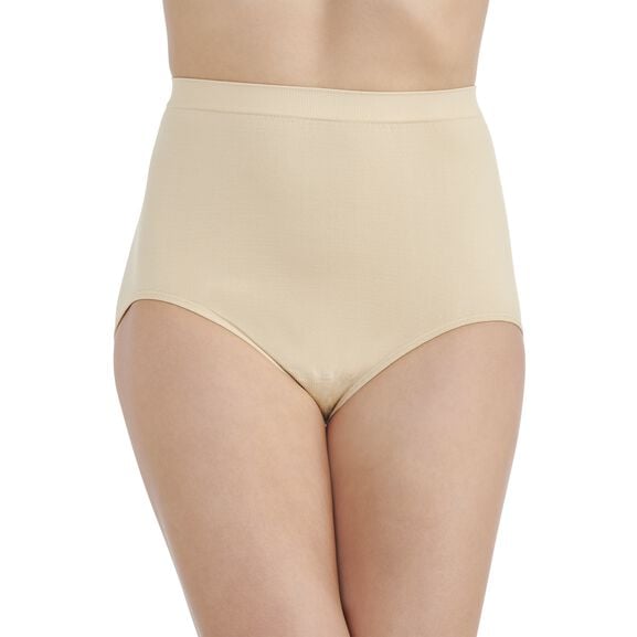 Perfectly Yours Seamless Tailored Full Brief Panty Damask Neutral