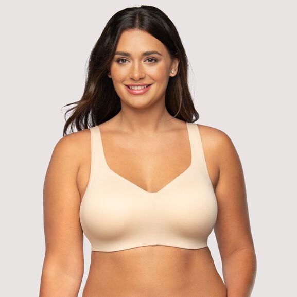 Women's Smooth Underwire Balconette T-Shirt Push Up Bra Plus Size Full  Figure Side Support Contour Seamless Bras For Women