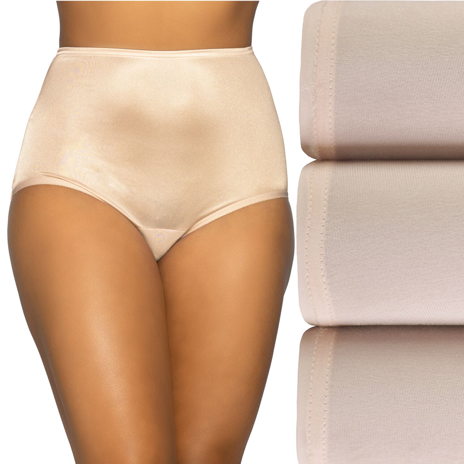 Perfectly Yours® Ravissant Tailored Full Brief , 3 Pack FAWN/FAWN/FAWN
