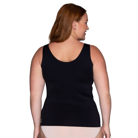 Everyday Layers™ Seamless Smoothing Spin Tank DAMASK NEUTRAL