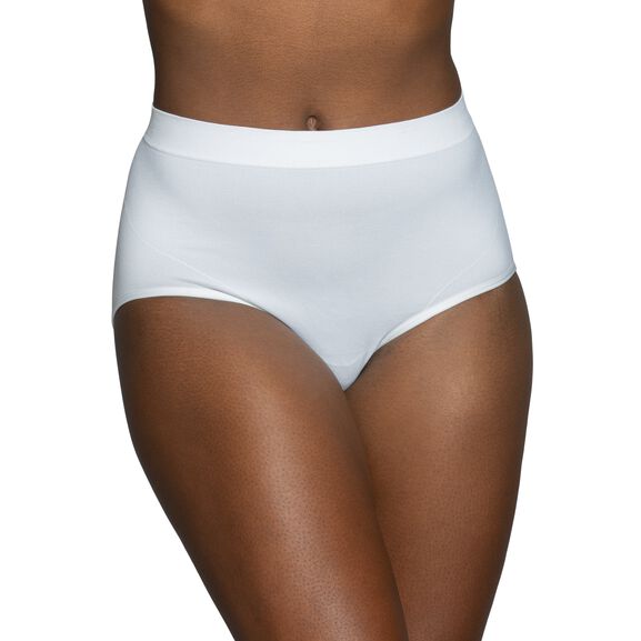 Smoothing Comfort™ Seamless Brief Panty STAR WHITE