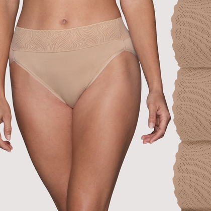 Shadowline Women's Plus-Size Panties-Cotton Brief (3 Pack), White
