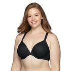 Beauty Back Full Figure Front Close Underwire Midnight Black