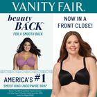 Beauty Back Full Figure Front Close Underwire Midnight Black