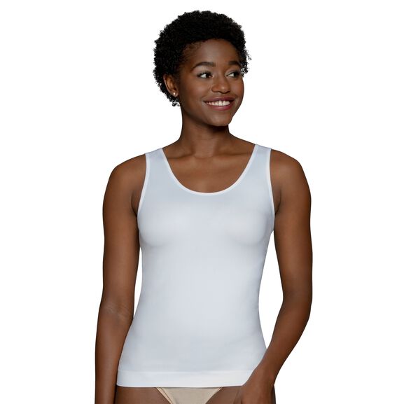 Everyday Layers Seamless Smoothing Spin Tank STAR WHITE