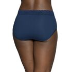 Flattering Lace Cotton Stretch Brief TIMES SQUARE NAVY