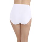 Perfectly Yours® Seamless Jacquard Full Brief Panty Star White