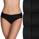 Beyond Comfort® Silky Stretch Bikini BLACK/BLACK/BLACK