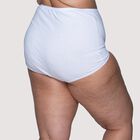 Lollipop® Elastic Leg Plus Size Brief, 3 Pack WHITE
