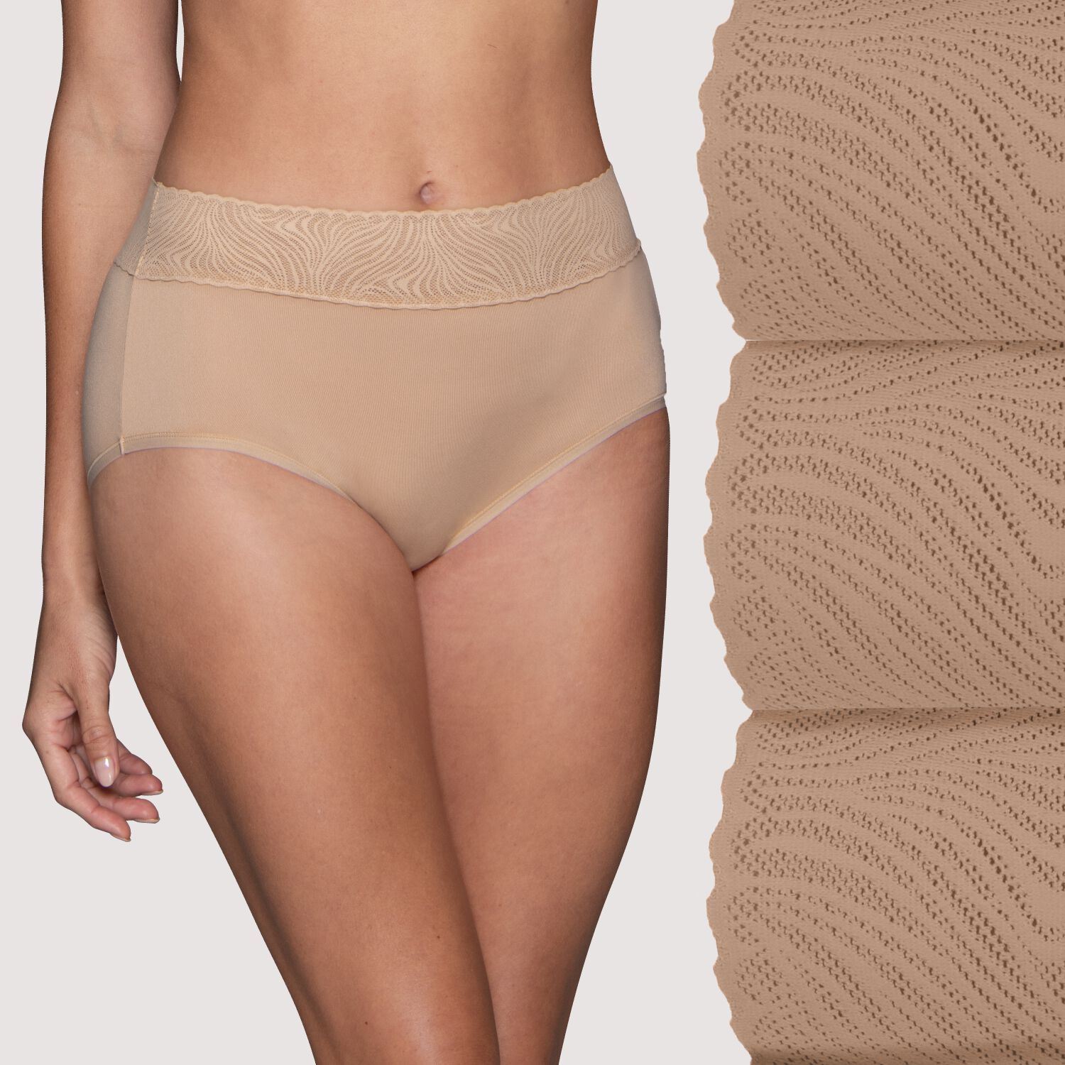 Lucky Brand Womens Underwear - 5 Pack Microfiber Thong Panties