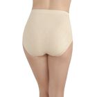 Perfectly Yours® Seamless Jacquard Full Brief Panty Damask Neutral