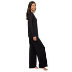 Long Sleeve Pajama Set Black