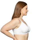 Beauty Back® Full Figure Wireless Extended Side and Back Smoother Bra STAR WHITE