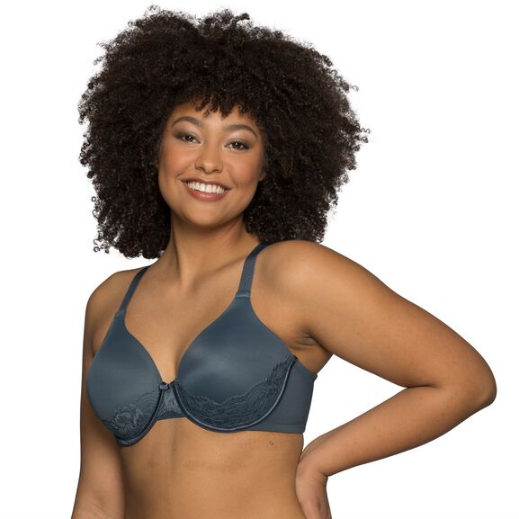 Beauty Back Full Figure Underwire Smoothing Bra with Lace STILLWATER