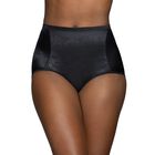 Smoothing Comfort™ Brief Panty with Lace MIDNIGHT BLACK