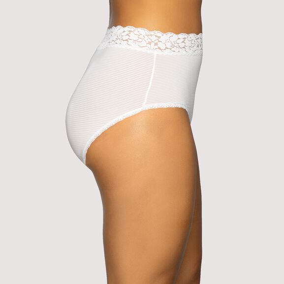 Flattering Lace® Brief, 3 Pack WHITE/WHITE/WHITE