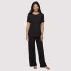 Beyond Comfort® Short Sleeve Pajama Set Black