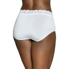 Flattering Lace Brief Panty STAR WHITE