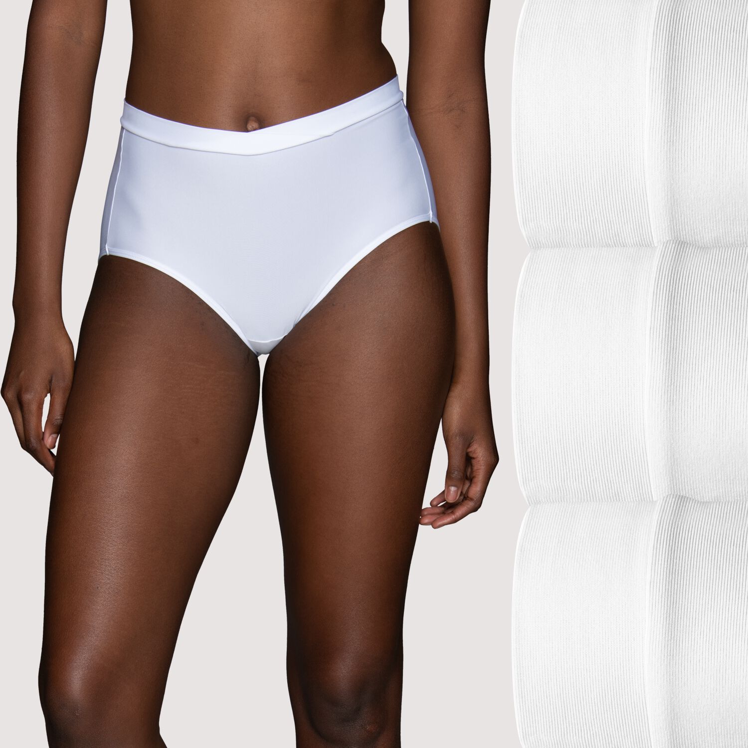 Beyond Comfort® Silky Stretch Brief, 3 Pack WHITE/WHITE/WHITE
