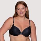Ego Boost® Add-A-Size Push Up Underwire Bra SOLID BLACK