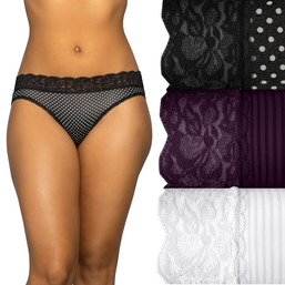 Flattering Lace® Bikini, 3 Pack 