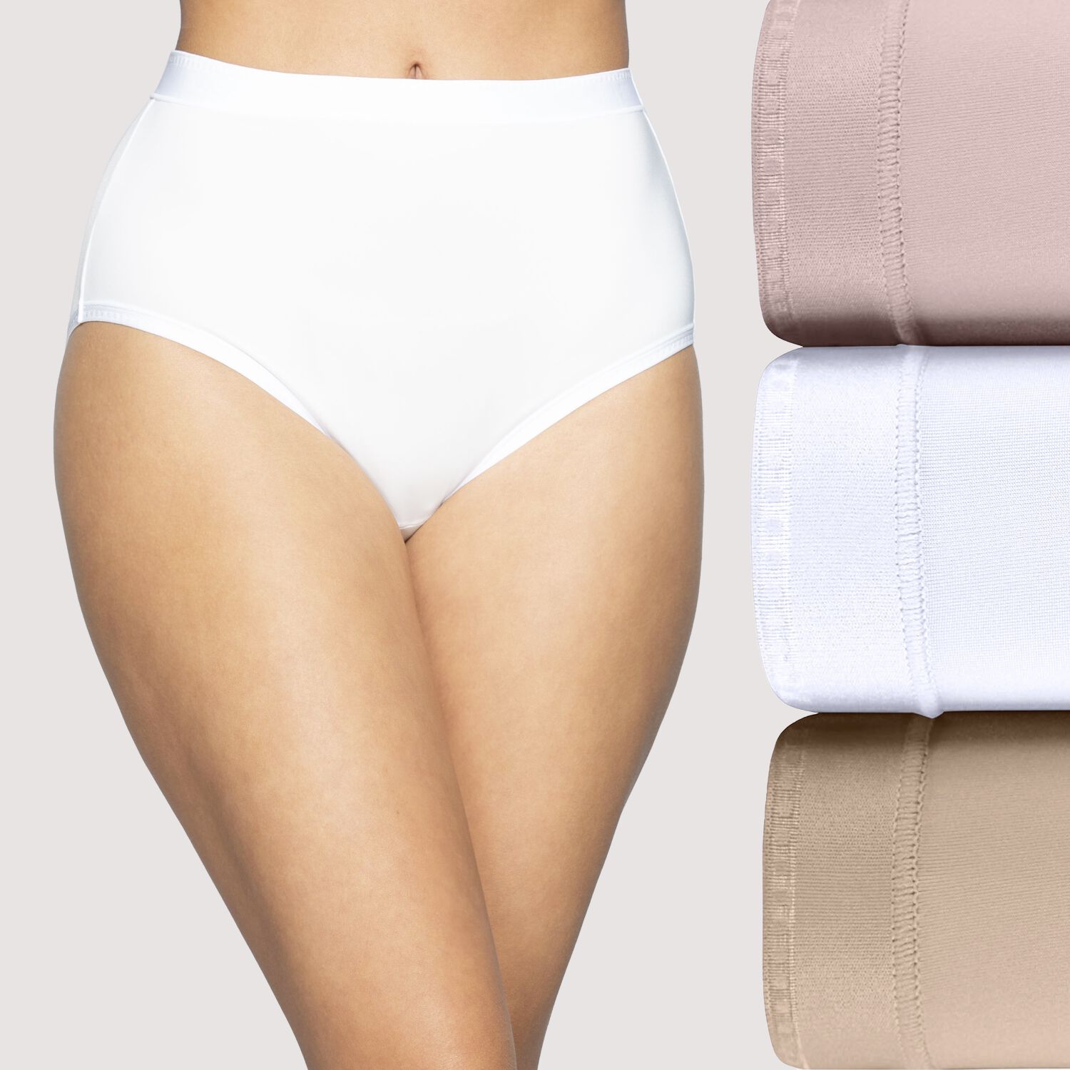 Buy Comfort Choice Women's Plus Size 5-Pack Nylon Full-Cut Brief