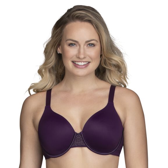 Beauty Back Full Figure Underwire Smoothing Bra Sangria