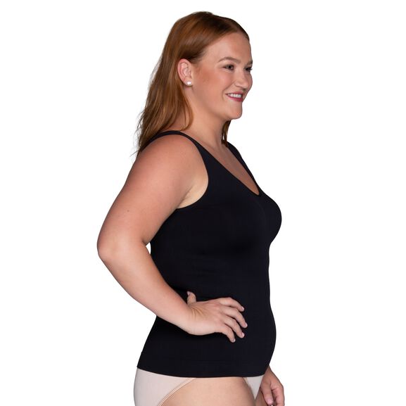 Everyday Layers™ Seamless Smoothing Spin Tank STAR WHITE