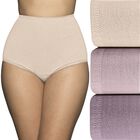 Perfectly Yours® Classic Cotton Full Brief Panty, 3 Pack FAWN/ROSE/MAUVE