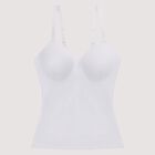 Shaping Cami with Wireless Bra Star White