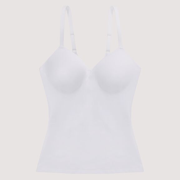 Shaping Cami with Wireless Bra Star White
