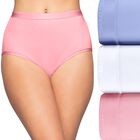 Comfort Where It Counts Brief Panty, 3 Pack 