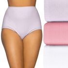 Perfectly Yours® Classic Cotton Full Brief Panty, 3 Pack 