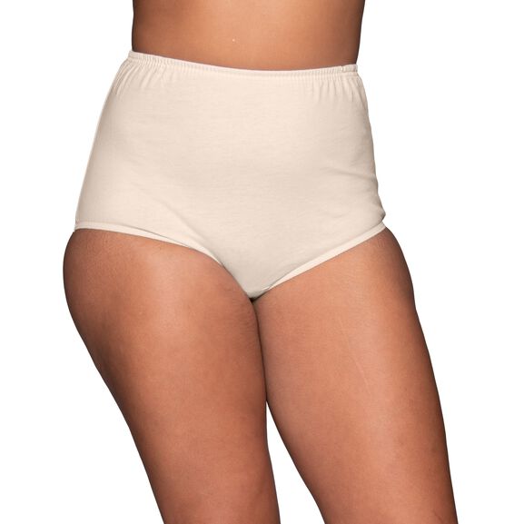 Perfectly Yours® Classic Cotton Full Brief Panty, 3 Pack STAR WHITE/STAR WHITE/STAR WHITE