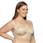 Beauty Back Full Figure Wireless Extended Side and Back Smoother Bra Damask Neutral