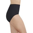 Perfectly Yours® Seamless Jacquard Full Brief Panty Midnight Black