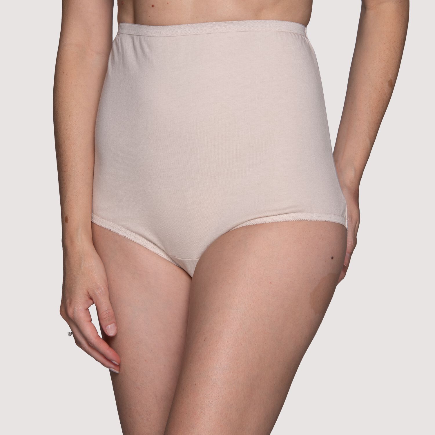 Comfort Choice Women's Plus Size Nylon Brief 5-Pack Underwear 