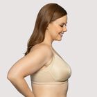 Beauty Back® Full Figure Wireless Extended Side and Back Smoother Bra DAMASK NEUTRAL