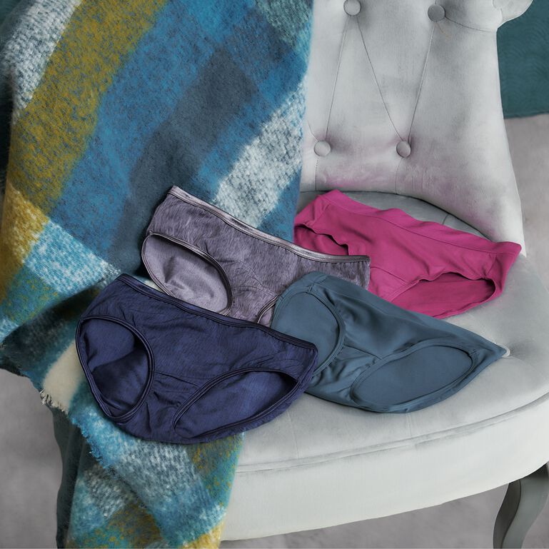 Hanes Women's Ultimate Comfort Cotton Hi-Cut Panties 5-Pack: Buy Online at  Best Price in UAE 